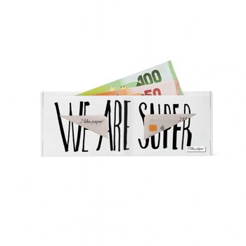 WE ARE SUPER Tyvek® Cardboard Wallet Lite / porte-monnaie sans poche à monnaie 2