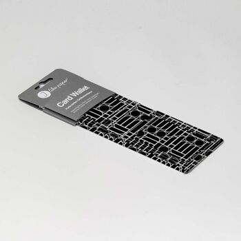 BAUHAUS BLACK Tyvek® Card Wallet / porte-cartes 5