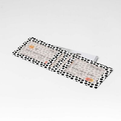 Cartera / monedero para tarjetas BLACK DOTS Tyvek®