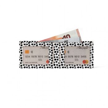 BLACK DOTS Tyvek® Card Wallet / porte-cartes 2