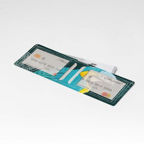 BLUE MACAW Tyvek® Card Wallet / Kartengeldbörse