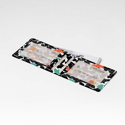 FOLDED BLACK Tyvek® Card Wallet / card purse