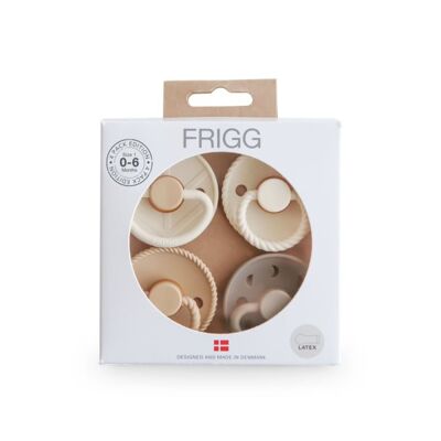 FRIGG pacifier 4-pack, Crystal Sparkle