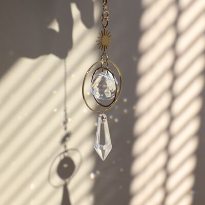 Suncatcher GOLDEN, Hanging sun catcher
