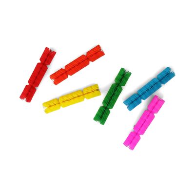 Christmas Cracker 20cm, Rainbow Set of 6