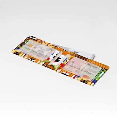HUNGRY ANIMALS Tyvek® Card Wallet / porte-cartes