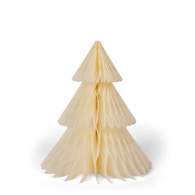 Décoration de sapin de Noël moderne 20 cm, naturel