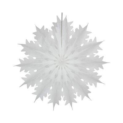 Décoration flocon de neige classique 45 cm