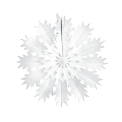 Décoration flocon de neige classique 80 cm