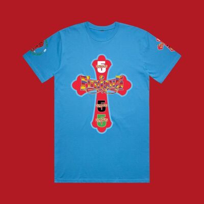 T-shirt Furious Five bleu - Officiel