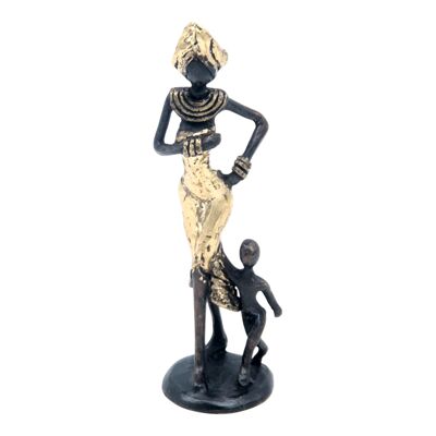 Bronze 15 cm gilded n°3