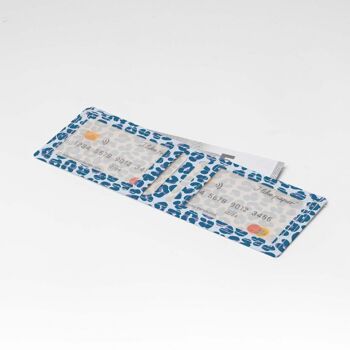 Porte-cartes / porte-cartes LEOPARD BLEU Tyvek® 1