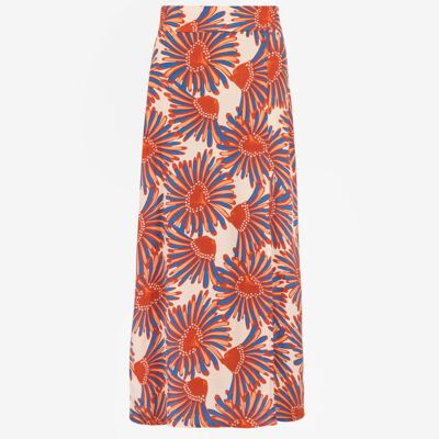 GINALOU midi skirt belize ecru