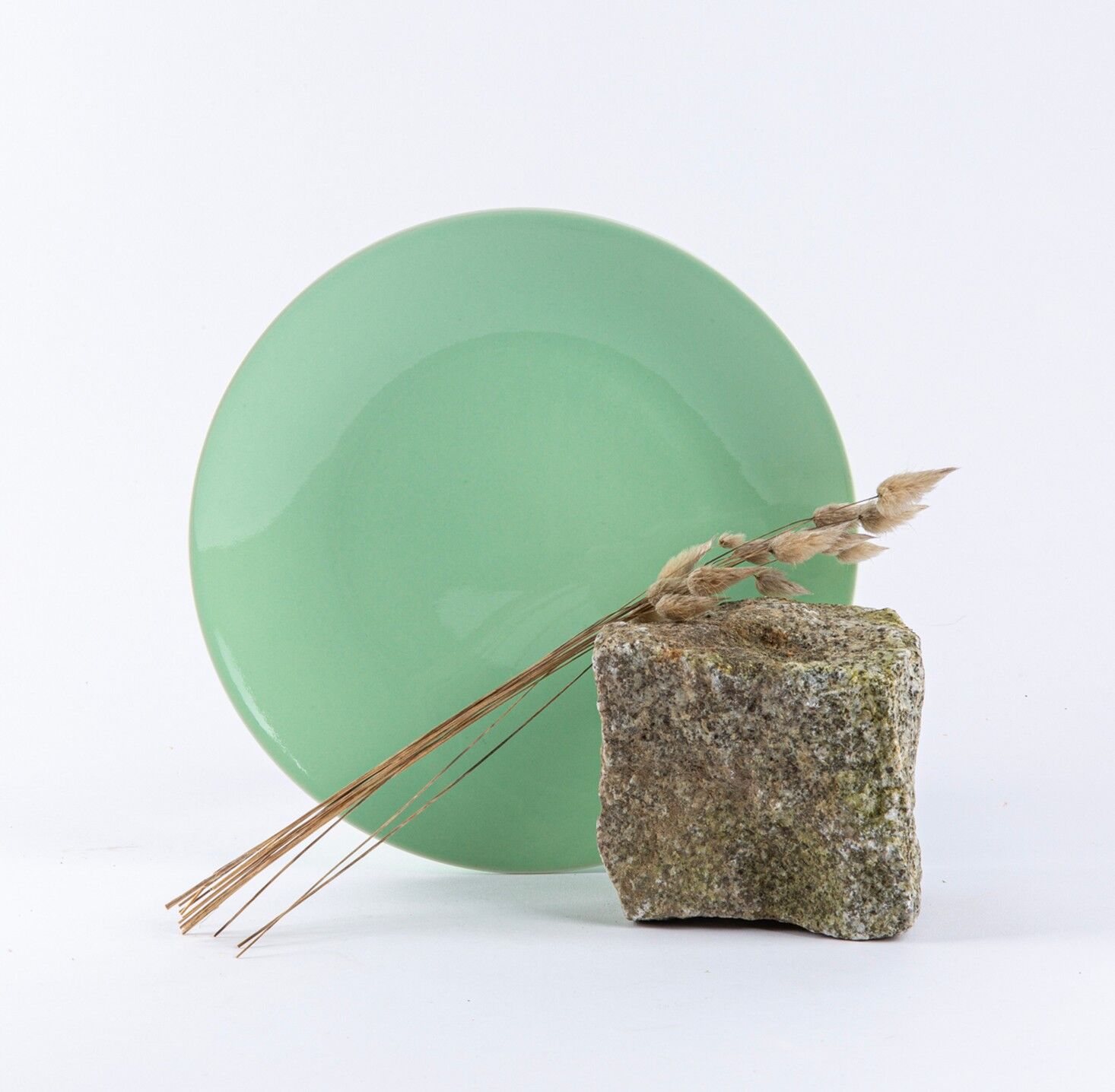 Piatto piano rotondo 25 cm verde