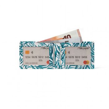 PALM LEAFS Tyvek® Card Wallet / porte-cartes 2