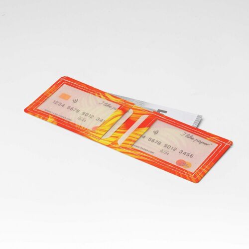 PALMS ORANGE Tyvek® Card Wallet / Kartengeldbörse