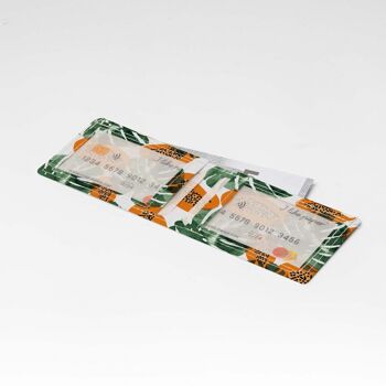 PAPAYA JUNGLE Tyvek® Card Wallet / porte-cartes 1