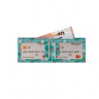 TROPICAL HEAT Tyvek® Card Wallet / porte-cartes 2