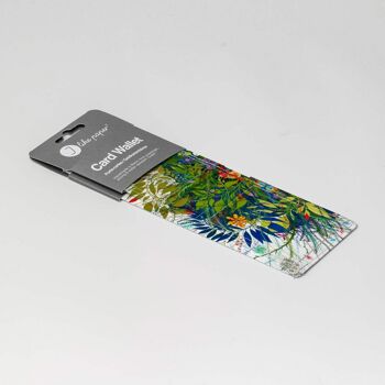 WILD FLOWERS Tyvek® Card Wallet / porte-cartes 5