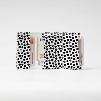 Portefeuille pliant BLACK DOTS Tyvek® 4