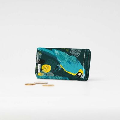 Cartera plegable BLUE MACAW Tyvek®