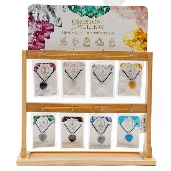 Collana con cuore di cristallo