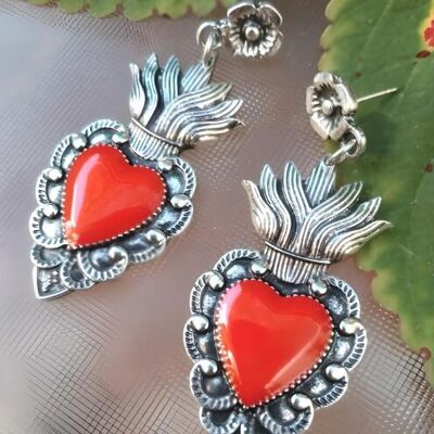 Orecchini Sacro Cuore