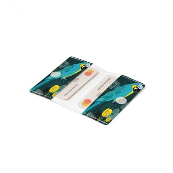 Porte-cartes de crédit / porte-cartes BLUE MACAW Tyvek® 2