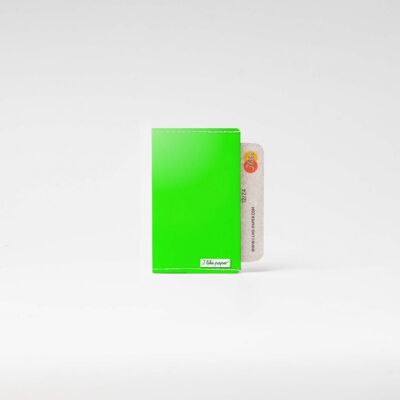 GREEN / NEON Tyvek® credit card case / card holder