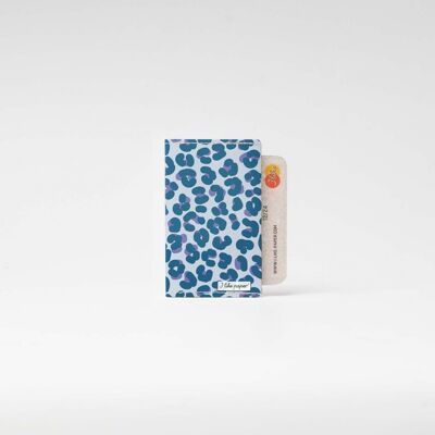 Porte-cartes de crédit / porte-cartes LEOPARD BLEU Tyvek®