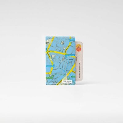 LOST IN BERLIN - FRESH BLUE Tyvek® credit card case / card holder