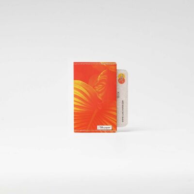PALMS ORANGE Tyvek® credit card case / card holder