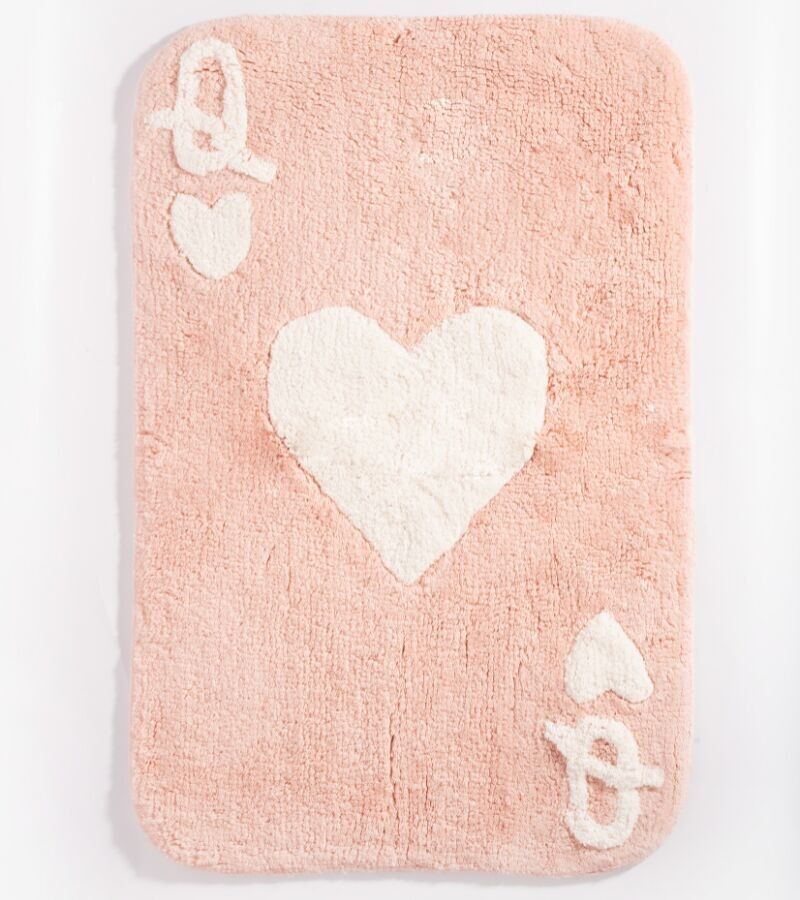 Badematte – Herzkönigin