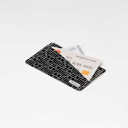 BAUHAUS BLACK Tyvek® Micro Wallet