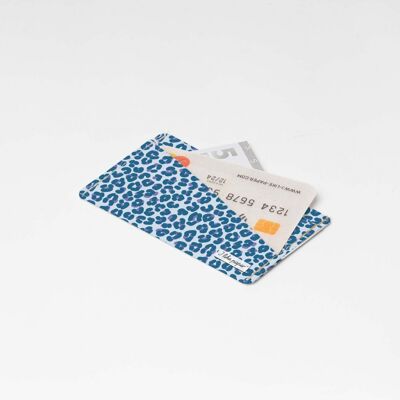 LEOPARD BLEU Tyvek® Micro Wallet