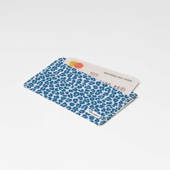 Micro portefeuille LÉOPARD BLEU Tyvek® 3