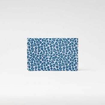 Micro portefeuille LÉOPARD BLEU Tyvek® 4