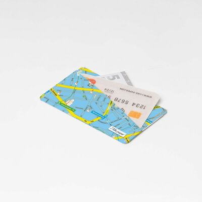 LOST IN BERLIN - Micro portafoglio in Tyvek® BLU FRESCO