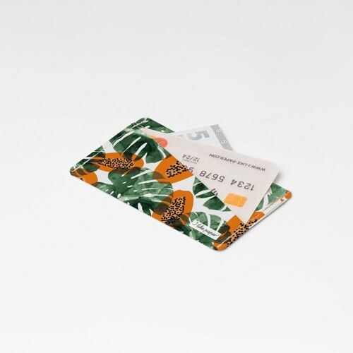 PAPAYA JUNGLE Tyvek® Micro Wallet