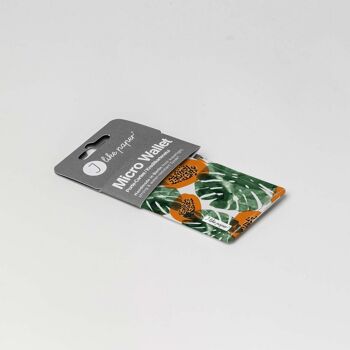 Micro portefeuille PAPAYE JUNGLE Tyvek® 5