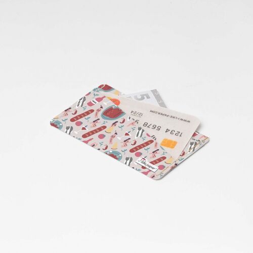 WINE & DINE Tyvek® Micro Wallet