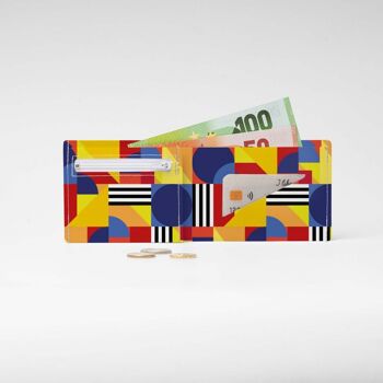 Portefeuille / porte-monnaie en carton BAUHAUS COLOR GAME Tyvek® 1