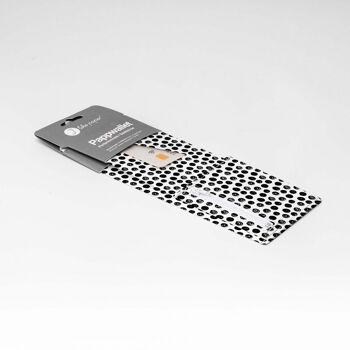 Portefeuille / porte-monnaie en carton BLACK DOTS Tyvek® 6