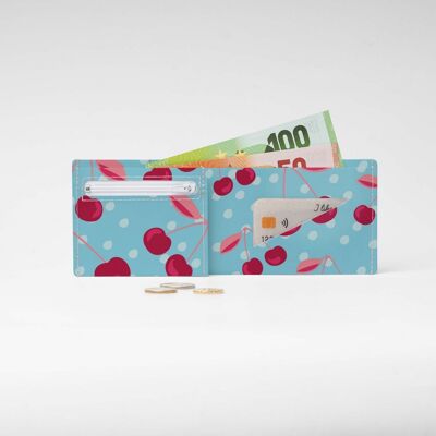 CHERRIES Tyvek® cardboard wallet / purse