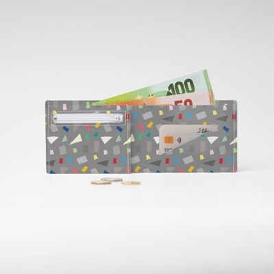 Portefeuille / porte-monnaie en carton CONFETTI Tyvek®