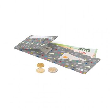 Portefeuille / porte-monnaie en carton CONFETTI Tyvek® 2