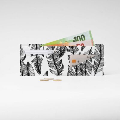 FEATHER Tyvek® cardboard wallet / purse