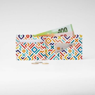 GEOMETRICAL STRIPES III Tyvek® cardboard wallet / purse