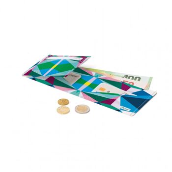 Portefeuille / porte-monnaie en carton GEOMETRICAL1 Tyvek® 2