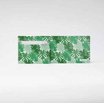 Portefeuille / porte-monnaie en carton GREEN JUNGLE Tyvek® 4